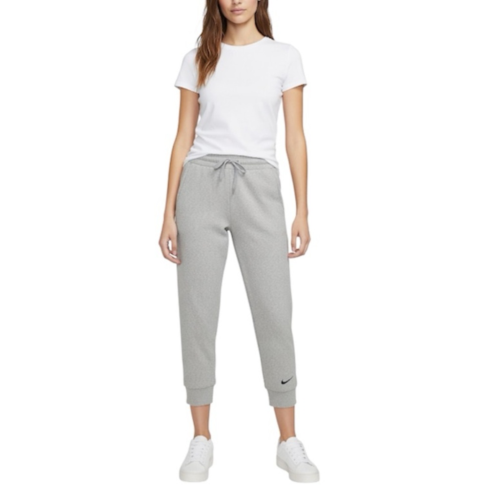 Nike Gray Cropped Track Joggers